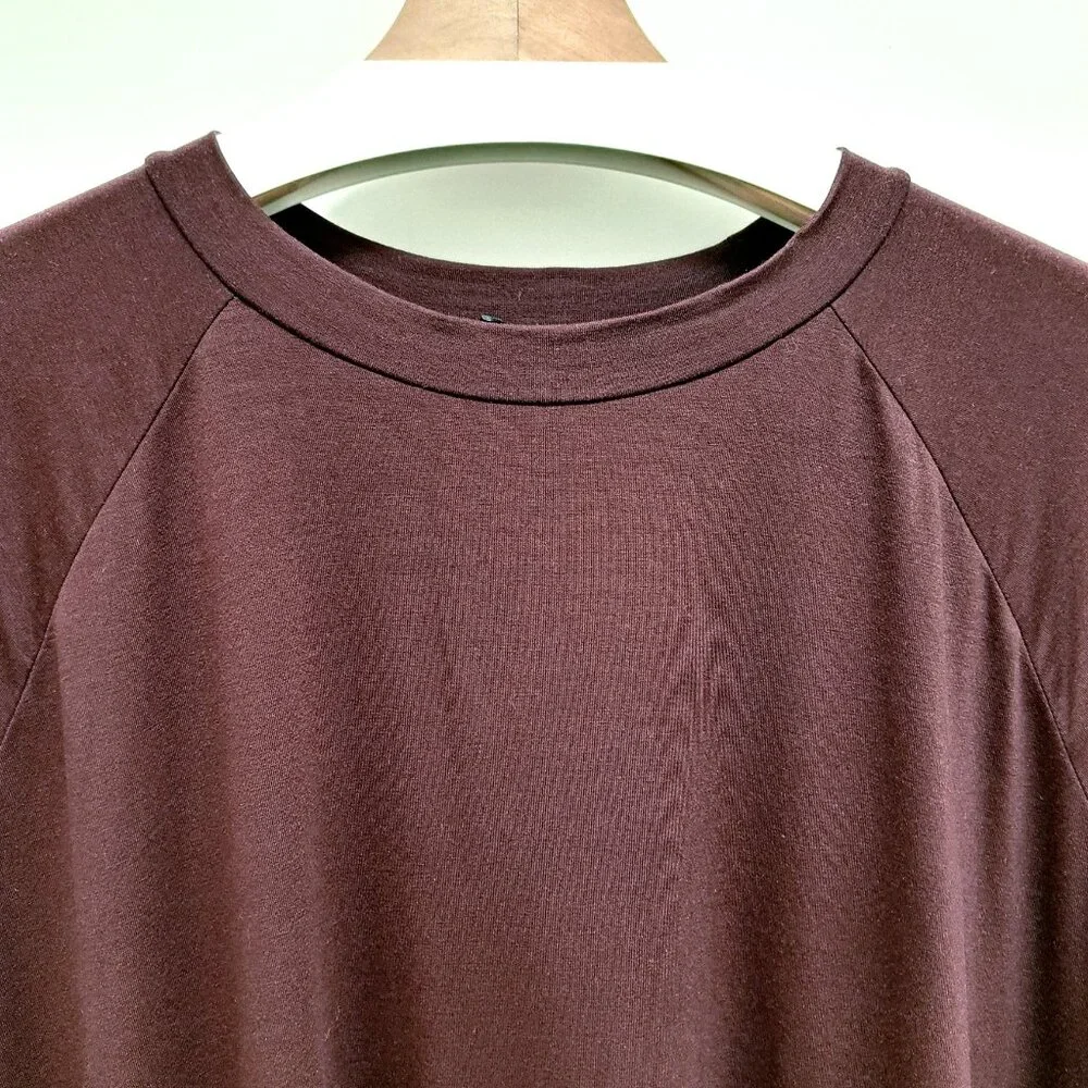 Eileen Fisher Fine Jersey Crew Neck Tunic Cassis Size 2X - Picture 4 of 9